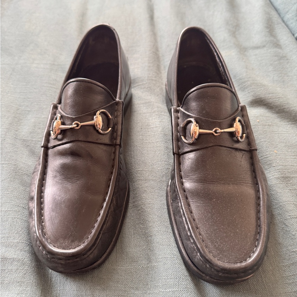 Men’s Gucci Horse Bit Loafers - Size 8.5 Mens US